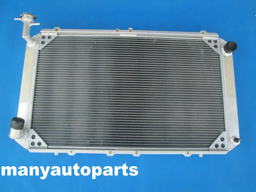 Sale 3ROW 56MM Aluminum Radiator & Fans FOR NISSAN Patrol GQ SAFARI 2.8L/4.2L 4200cc DIESEL RD28T TD42 I6 & 3.0L RB30S PETROL Y60 87 4