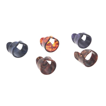 

Index Finger Guitar Pick Celluloid Mediator for Acoustic Electric Guitar