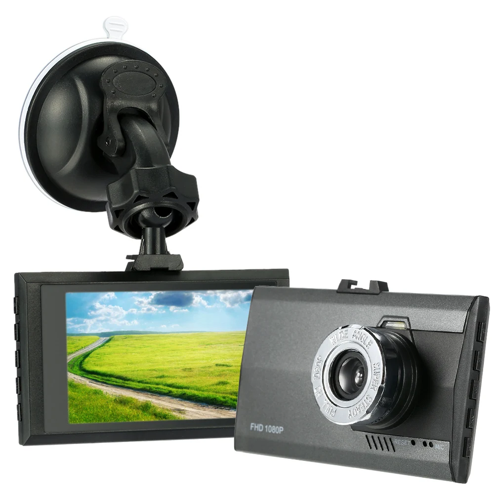 

KKmoon Ultra Slim 3.0 inch Car Dash Cam Camera DVR Vehicle Camcorder with G-Sensor / Motion Detection
