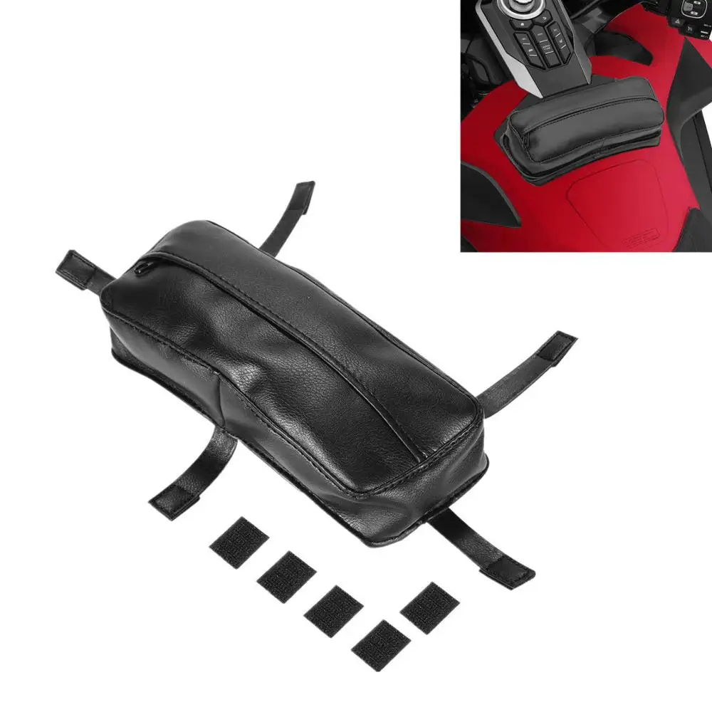 

Motorcycle 9 3/4" x 3 1/2" x 2" Tour Tank Pouch Bag For Honda GoldWing GL1800 GL 1800 2018