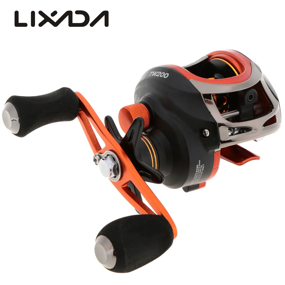 Lixada High Speed Carp Fishing Reel Baitcasting Reel Water Drop Wheel Pesca Lures Left And Right Hand 10+1BB 6.3:1 Gear Ratio