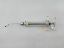 Medicamentos Tubo Alimentador de 20 ml Jeringa de Inyección Aguja Cosecha cosecha Aves Ratones Veterinaria Granja de Dosificación
