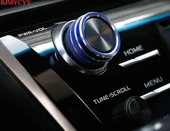 

BJMYCYY Car styling Auto tuning knob decoration ring For Toyota Camry 2018