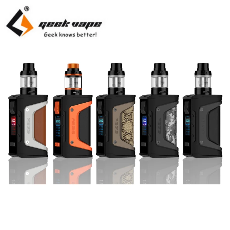 Оригинальный Geekvape Aegis Legend 200 Вт комплект электронных сигарет поле Mod Vape с Aero сетки Sub Ом бак Vape испаритель VS Smok