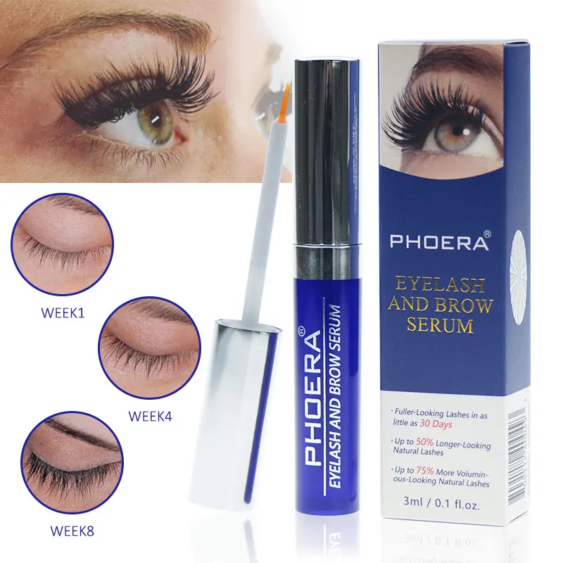 PHOERA Eyelash Growth Serum Lengthing Thicker Eyelashs Extension