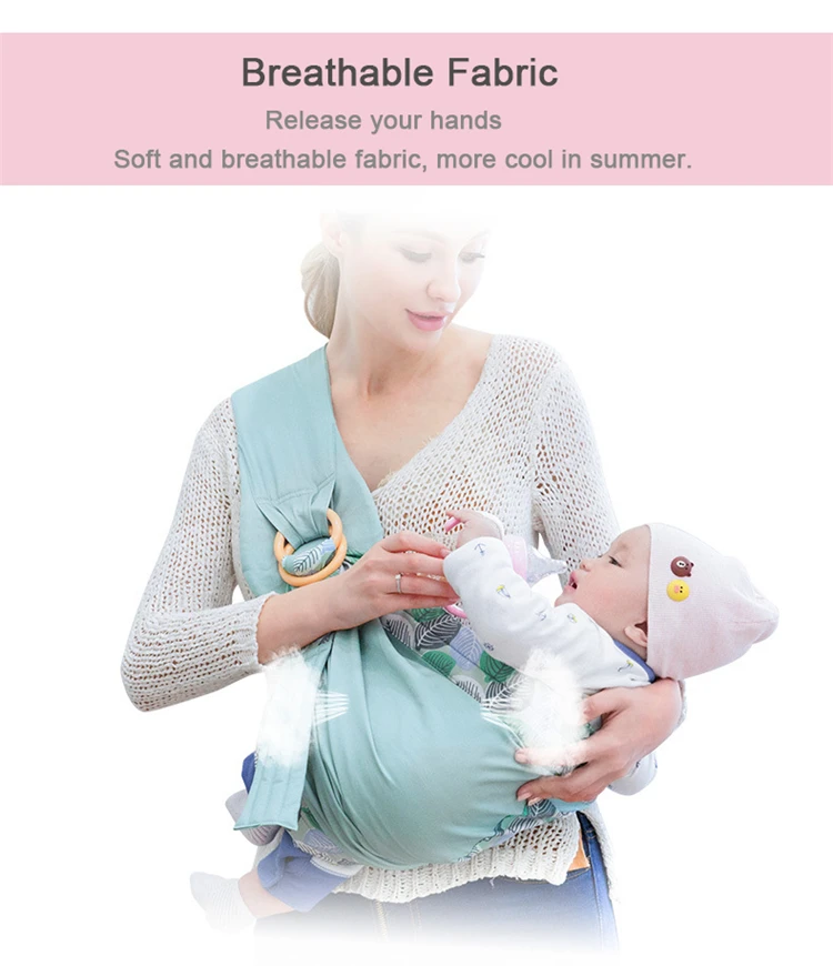 Слинги для младенцев поддерживающая повязка для новорожденных двойного назначения Младенческая Крышка для кормления несущая сетка ткань грудного вскармливания переноски до 130 фунтов(0-36 м