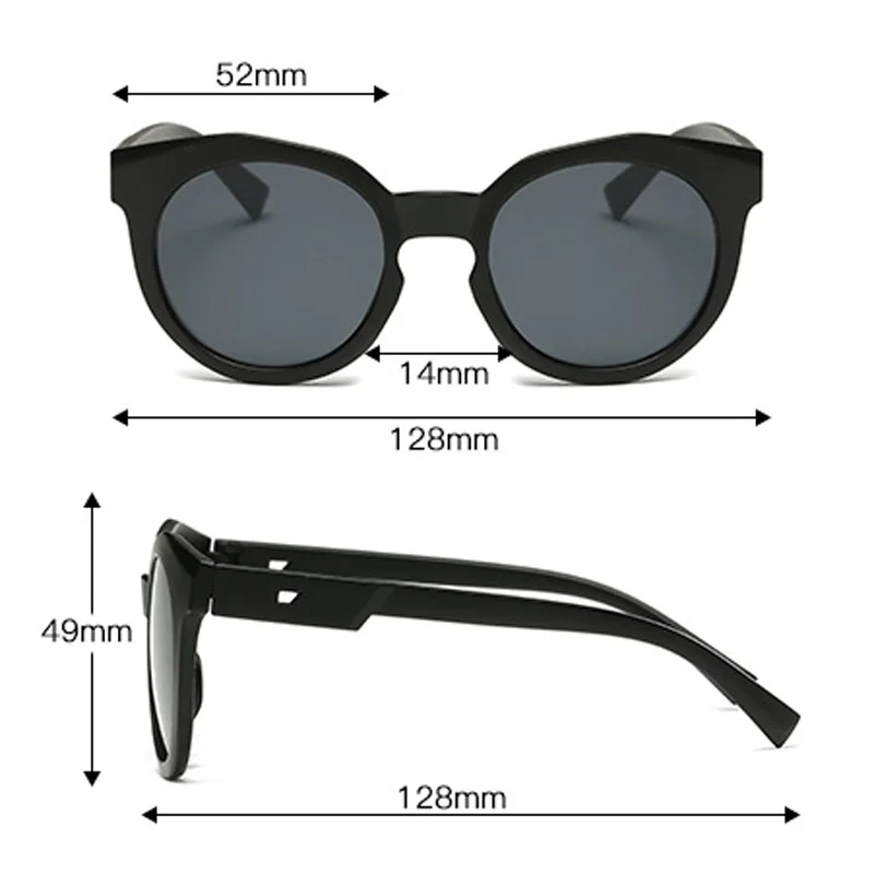 Новые детские овальные милые Солнцезащитные очки с антибликовым покрытием, летние очки для девочек и мальчиков, милые очки, N792