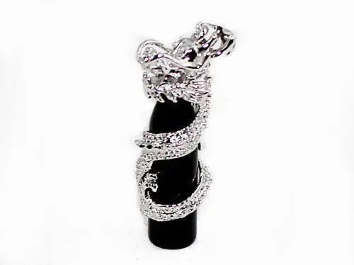 Красивые 2 вида 18kgp черный k дракон ожерелье с подвесками|dragon pendant|black dragon necklacependant |