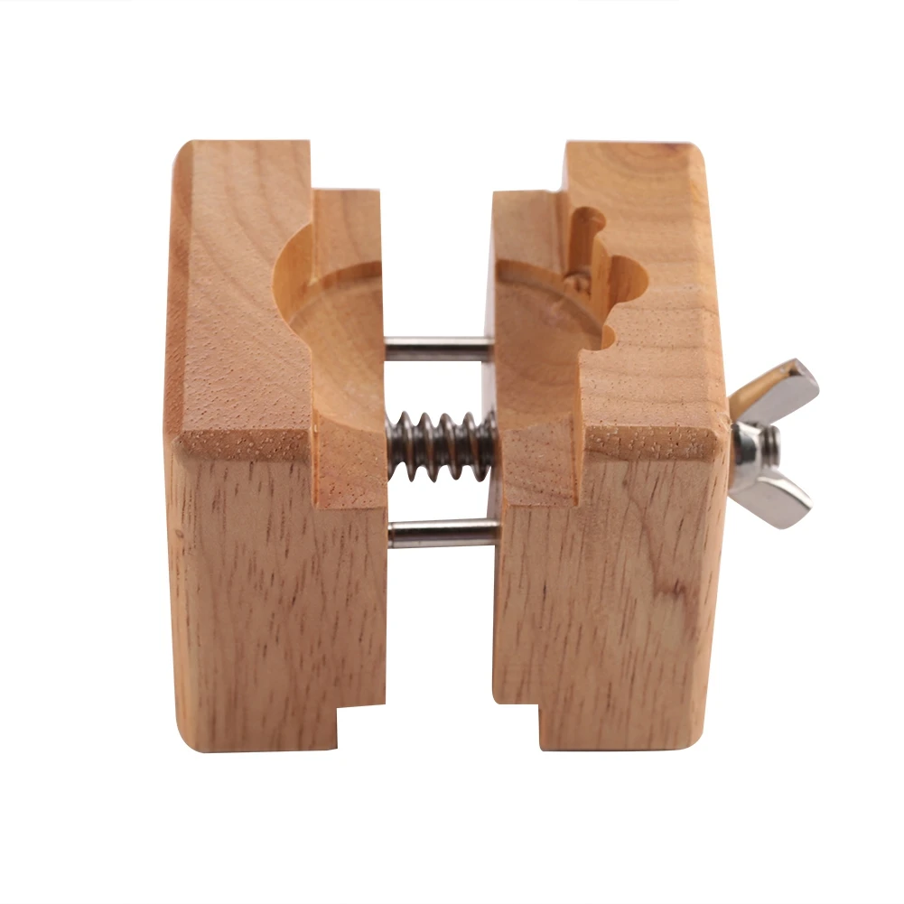 Профессиональный деревянная коробка для часов блок тиски движение дерево + Нержавеющая сталь Смотреть Repair Tool Наборы для часовщиков