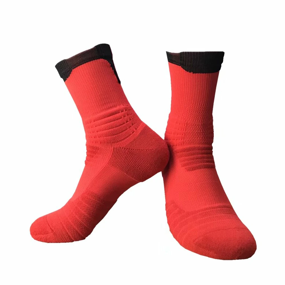 Высококачественные мужские баскетбольные Носки для взрослых, женские баскетбольные Элитные велосипедные носки для спорта на открытом воздухе, спортивные беговые носки для мужчин