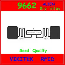 Разрешенный к использованию иностранным лицам 9662 метка Диапазона UHF RFID для сухая инкрустация 860-960 МГц Higgs3 915 м EPC c1g2 ISO18000-6C может использоваться для RFID бирка и ярлык