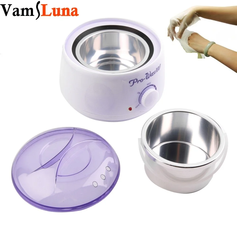 

500ML Paraffin Waxing Heater & Wax Warmer Pot Hair Remover - Paraffin Wax Therapy Depilatory Salon Beauty Tool