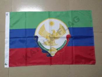 

KAFNIK,free shipping 20*30cm/30*45cm/40*60cm/60*90cm small flags Dagestan Russia Flag for Countries World Event Decorative Flag