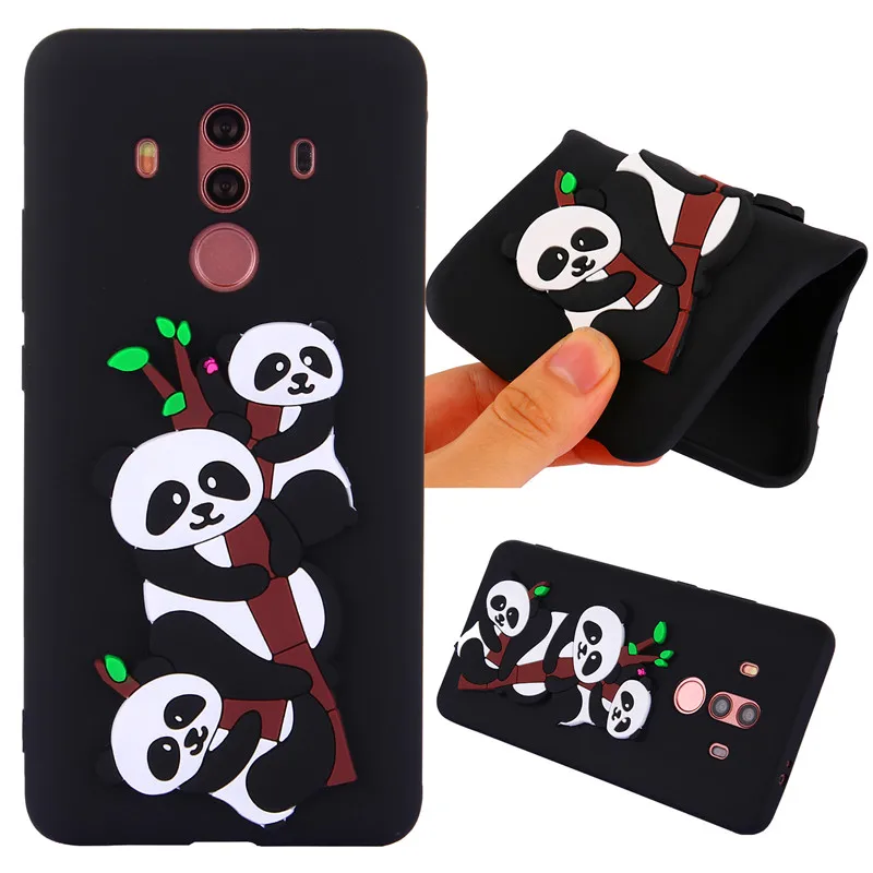 

Huawei Mate 10 Pro 10Pro Case Cute Animal Relief Panda Silicon TPU Skin Soft Back Cover Case for Huawei Mate 10 Pro BLA-AL00