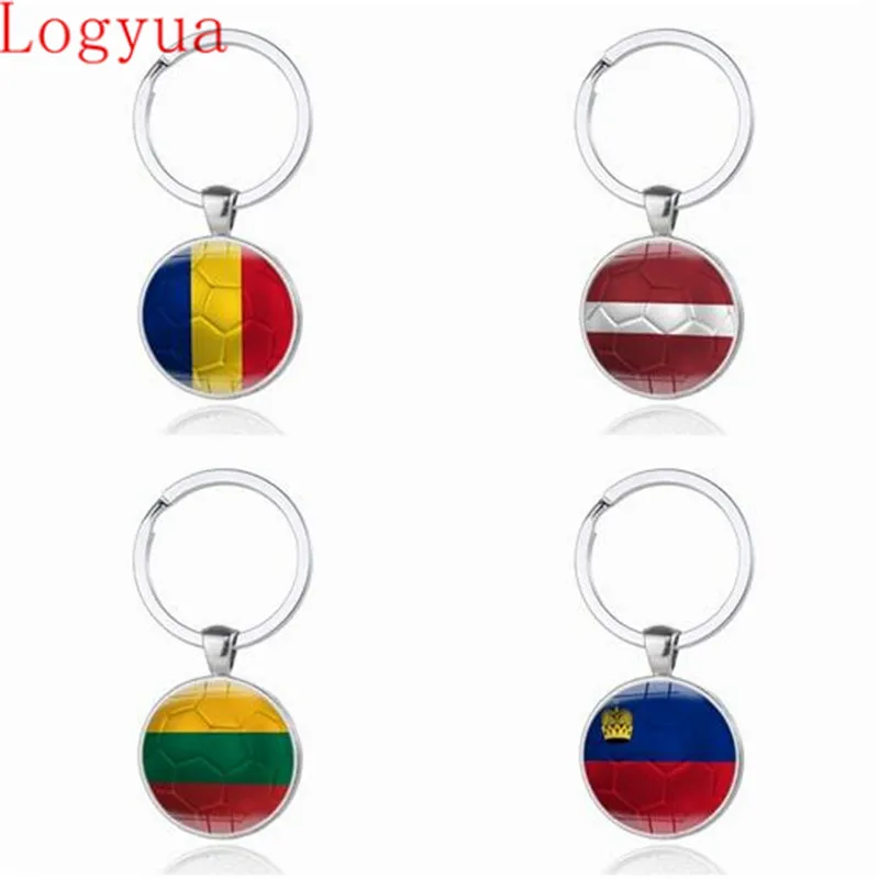 

Брелок для ключей с флагом Чехии, Колумбии, Румынии, Литвы, Коста-Рики, Латвии, 100 шт.