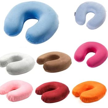 

Soft Travel Pillow Memory Foam Pillow U-Shape Neck Pillow Massage Headrest For Office Flight Airplane Neck Rest