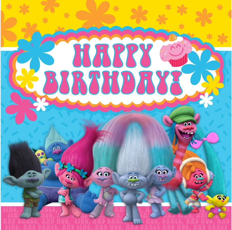 8x8ft Joyeux Anniversaire Trolls Concert Danse Fleurs Personnalise Photo Arriere Plans Studio Decors Vinyle 240cm X 240cm Aliexpress 8x8ft Joyeux Anniversaire Trolls Concert Danse Fleurs Personnalise Photo Arriere Plans Studio Decors Vinyle 240cm X 240cm Aliexpress