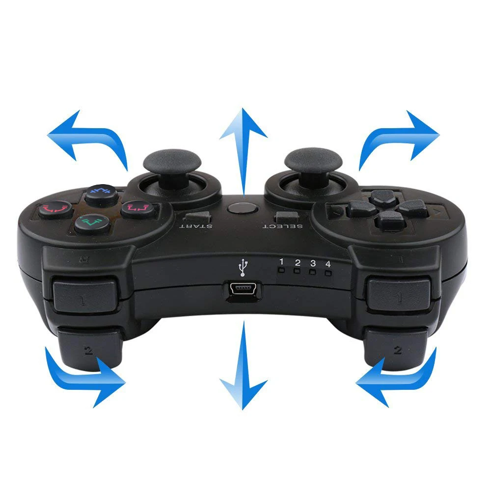 K Ishako 1 шт./2 шт. беспроводной Bluetooth игровой контроллер для p3 PS3 контроллер Джойстик Геймпад пульт дистанционного управления
