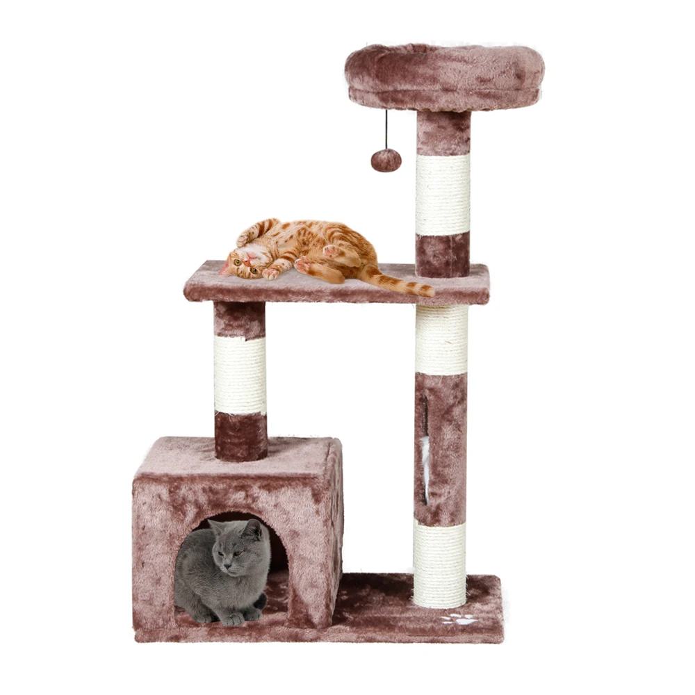 Domestic Delivery Cat Toys Swinging the Ball Cat Furniture&Scratchers Cat Tree House Scratch Toy For Pet Kitten Jumping Domestic Delivery Cat Toys Swinging the Ball Cat Furniture&Scratchers Cat Tree House Scratch Toy For Pet Kitten Jumping