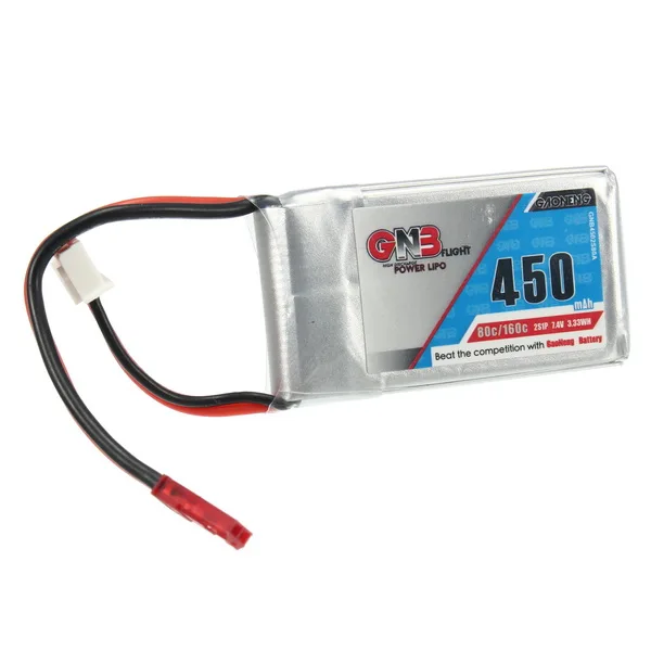 4 шт. Gaoneng GNB 7,4 V 450mAh 2S 80/160C Lipo батарея JST XT60 XT30 Разъем для RC Micro Бесщеточный FPV Cine Whoop BetaFPV Дрон