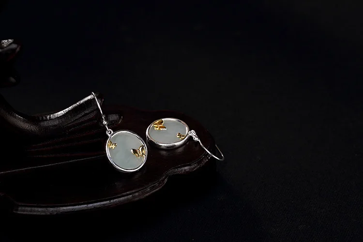 agate silver earrings for girls 17