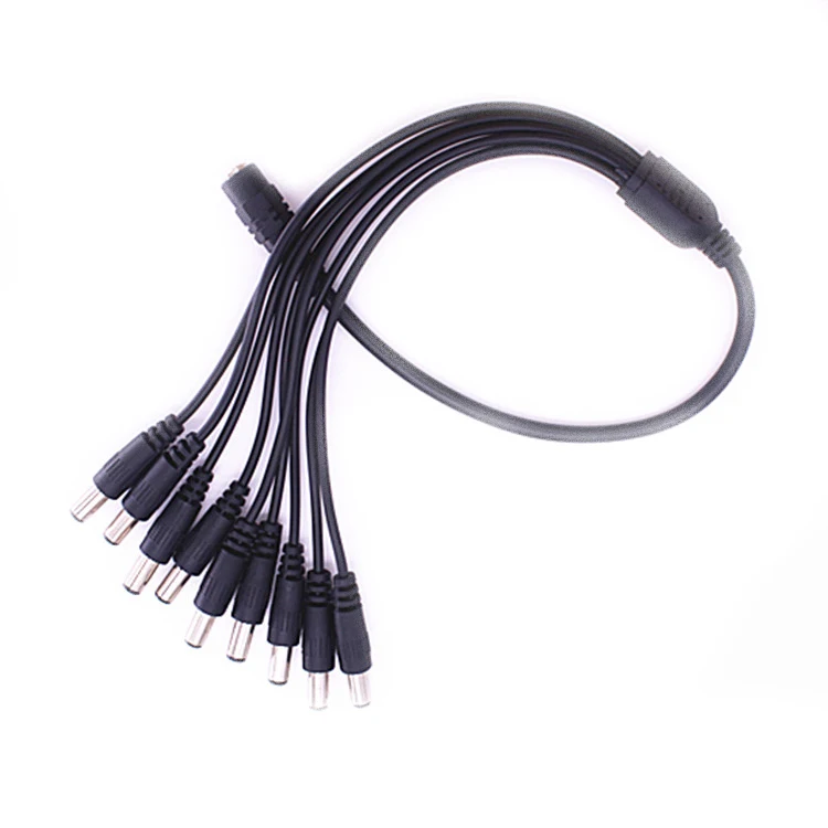 DC Plug Female To Male Plug 12V Power Splitter Adapter Power Cable For CCTV Camera 5.5 x 2.1mm DC Connector                      (3)