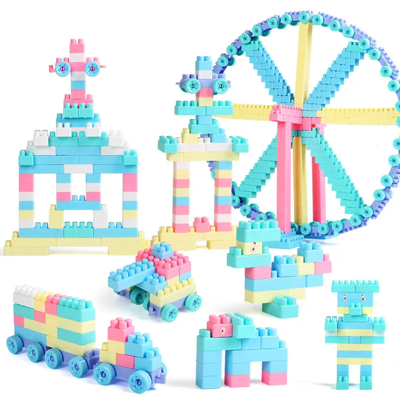 

100pcs Bricks Designer Creative Classic Bricks DIY Building Blocks Educational Toys Bulk For Children Gift Compatible Legoe