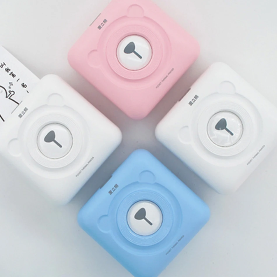 font b Mini b font Bluetooth Thermal Printers Pocket Photo Printer Stickers Portable Thermal Printers