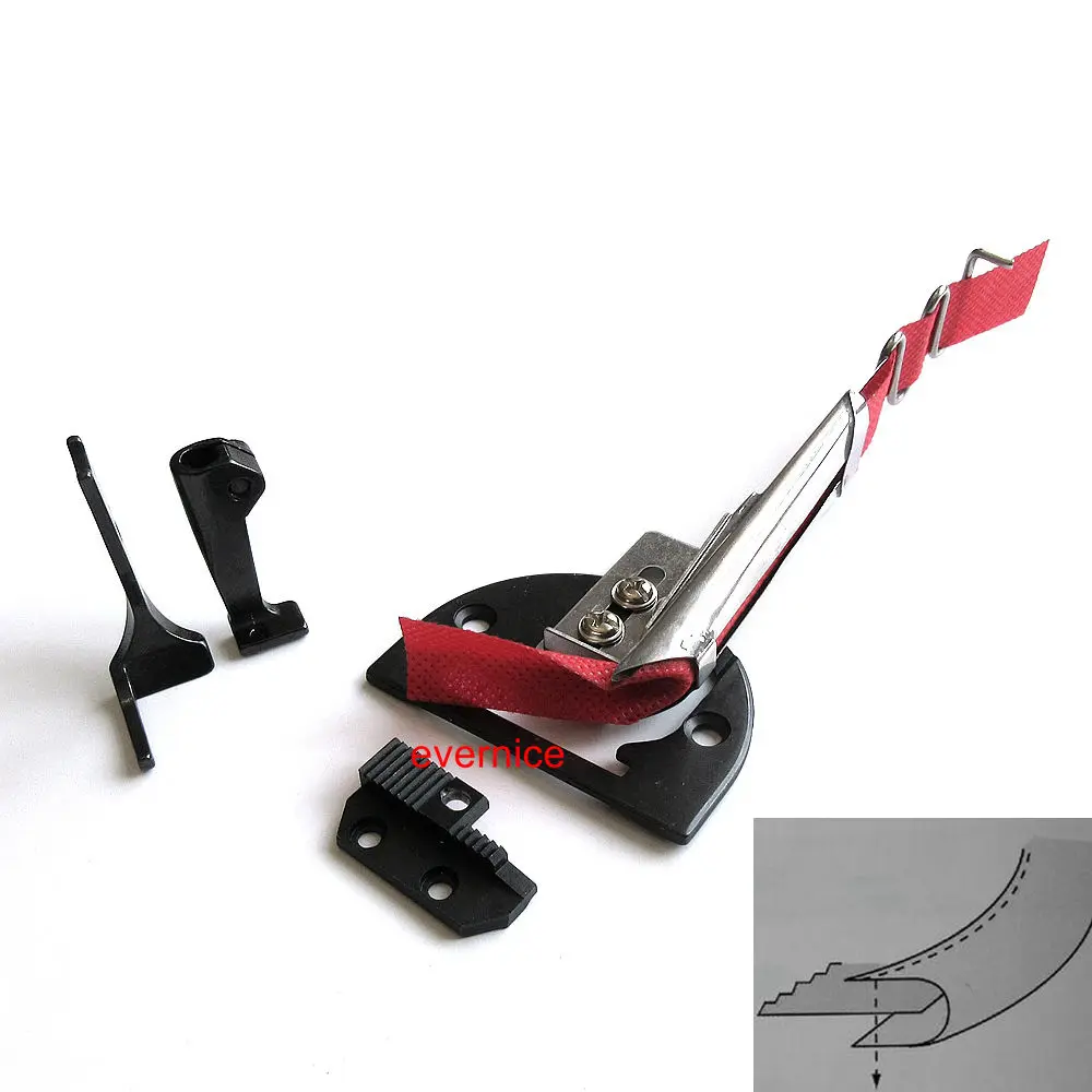 Walking Foot Needle Plate Feeder Raw Edge Tape Binder Binding For