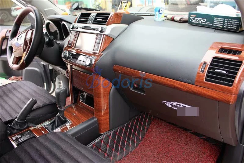 30 шт. для Toyota Land Cruiser 150 Prado LC150 FJ150 2010 2017 интерьерная деревянная цветная отделочная