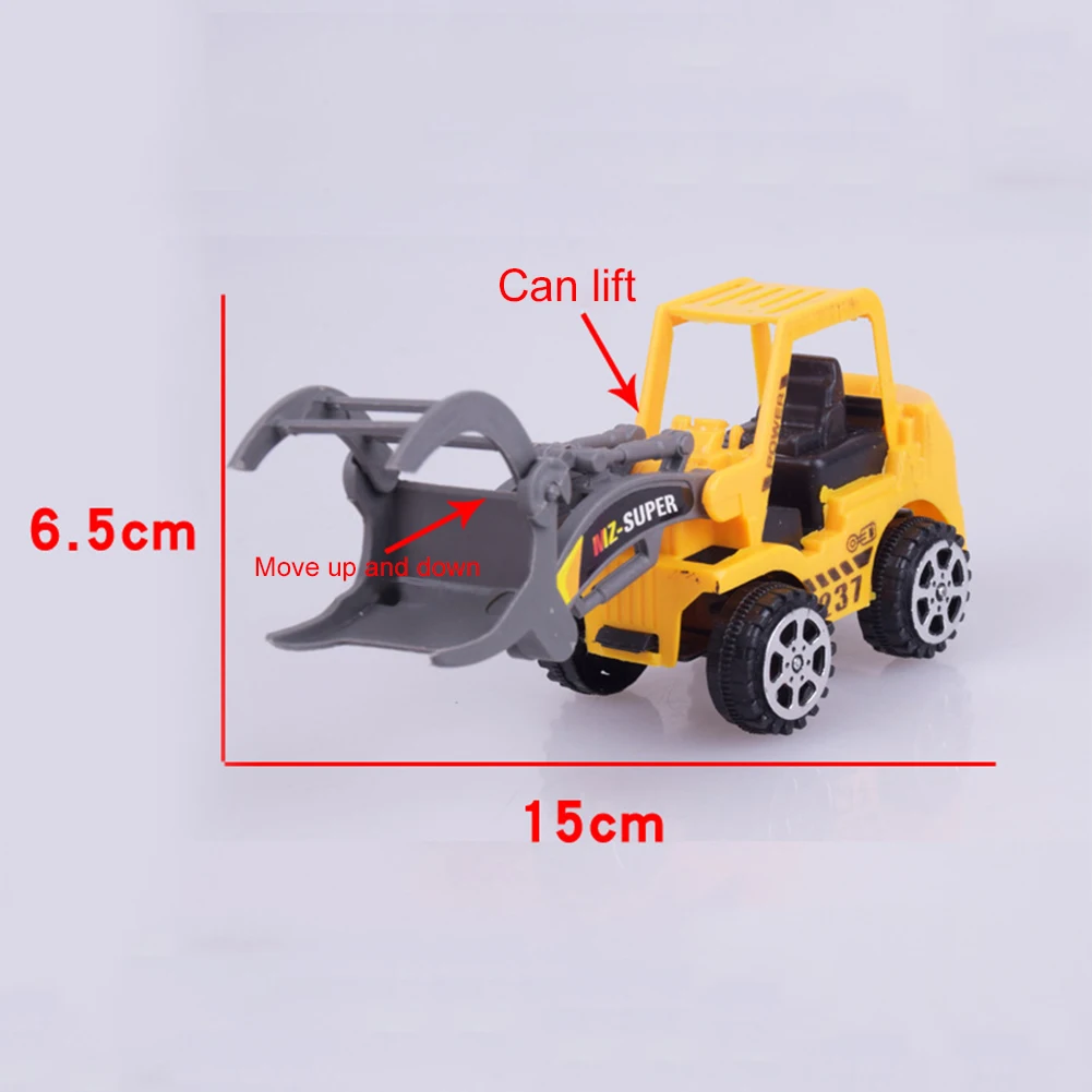 Мини-инженерный автомобиль модель бульдозера автомобиль грузовик игрушка трактор сплав игрушки
