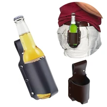 Портативный поясной пивной ремень держатель кобура пивная бутылка поясная сумка для отдыха на открытом воздухе скалолазание Кемпинг Туризм PU аксессуары для хранения барные инструменты