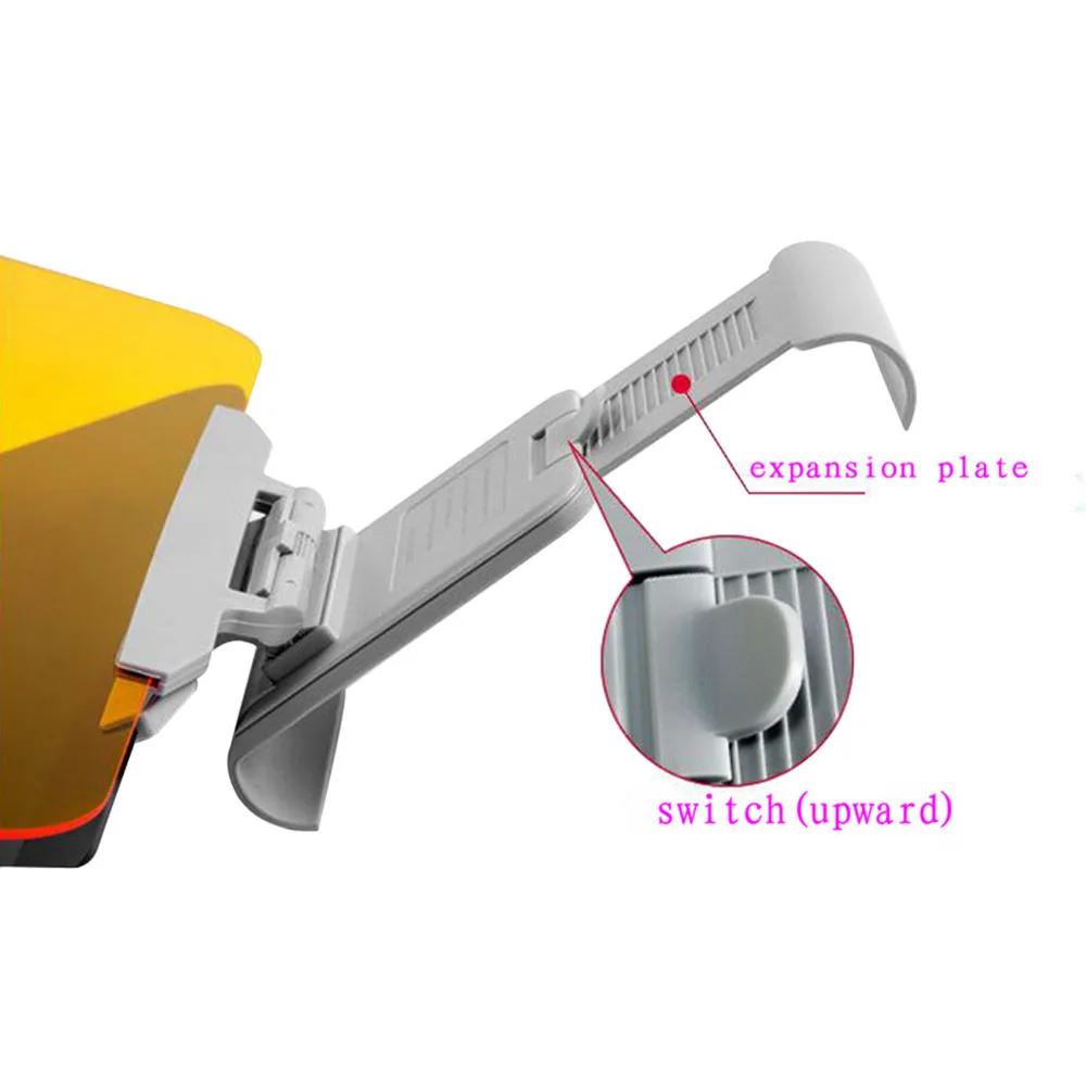 Car Sun Visor HD Anti Sunlight Dazzling Goggle Day Night Vision Driving Mirror UV Fold Flip Down Clear View