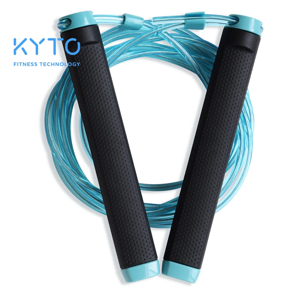 

KYTO Jump Rope Crossfit Skipping Rope Adjustable 3M Training Cable With Bearing Steel Wire Loss Weight Speed Boxing, MMA Saltar
