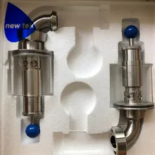 Санитарный DN25 Spunding клапан с гайкой SS304 нержавеющая сталь клапан с переменным давлением DIN11851 стандарт