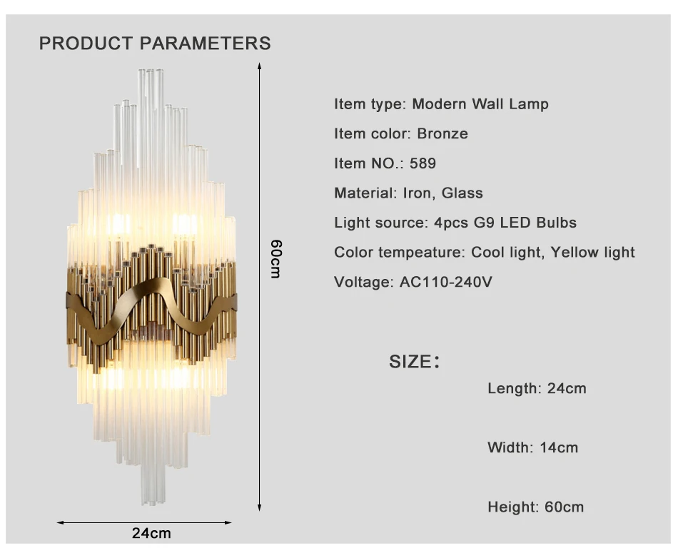 Постмодерн дизайнерский свет роскошный фон настенный светильник спальня прикроватный кристалл настенный светильник