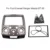 DOPPIO 2DIN Autoradio Fascia per Everest Ranger Mazda BT-50 BT50 Facia Dash Installazione Trim Kit Piastra Lunetta
