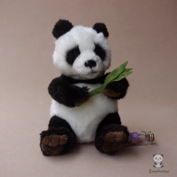 Stuffed Panda Toy Simulation Animal Doll Cute Hold Bamboo Pandas Toys