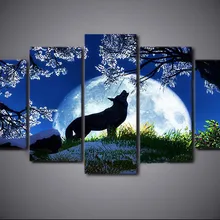 Мандала 5d алмазная картина на заказ Луна Волк ночной вид Рождественская вышивка diy Вышивка крестиком Рождественский Декор Горячая 925 полная квадратная ручка