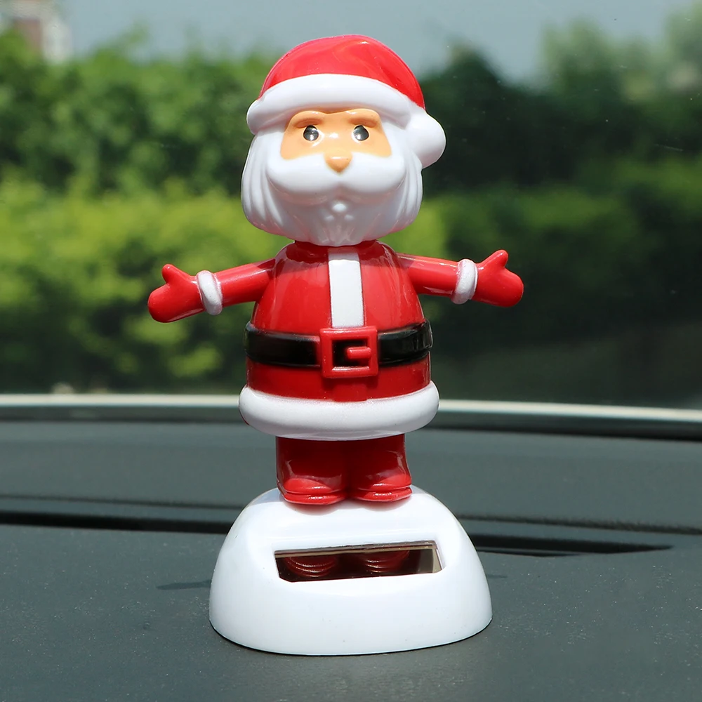 YOSOLO Santa Claus Car Ornament Dashboard Decoration Solar Power Dancing Toy Christmas Style Swinging Ornaments Auto Accessories YOSOLO Santa Claus Car Ornament Dashboard Decoration Solar Power Dancing Toy Christmas Style Swinging Ornaments Auto Accessories