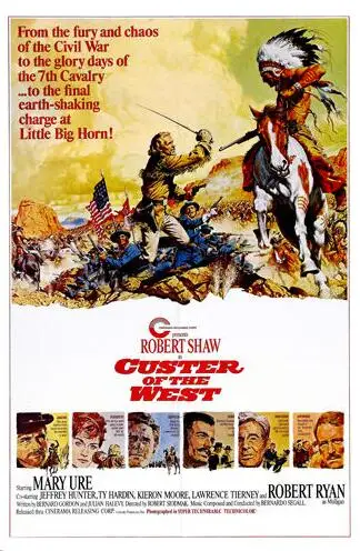 

CUSTER OF THE WEST ROBERT SHAW movie SILK POSTER Decorative painting 24x36inch