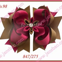 Новые 120 шт. 6." дюйма Романтический волосы луки клип сложных Луки зажим для волос