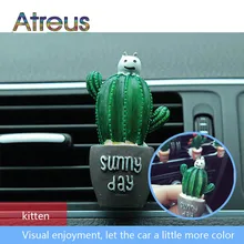 1 шт., автомобильный Кондиционер, вентиляционный парфюм, зажим кактус из смолы для BMW E60 Ford focus 2 Mazda 3 Volkswagen Polo Golf 4 Skoda Kia rio