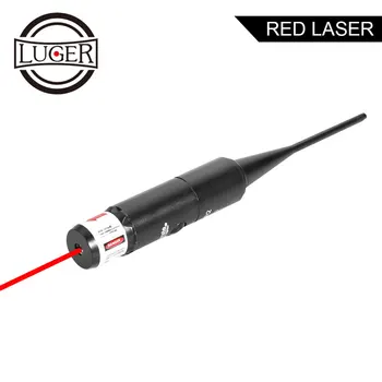 

LUGER Red Laser Bore Sight With On Off Switch for .177 to .50 Caliber Boresighter For Hunting Riflescope Sight Airgun Air Rifle
