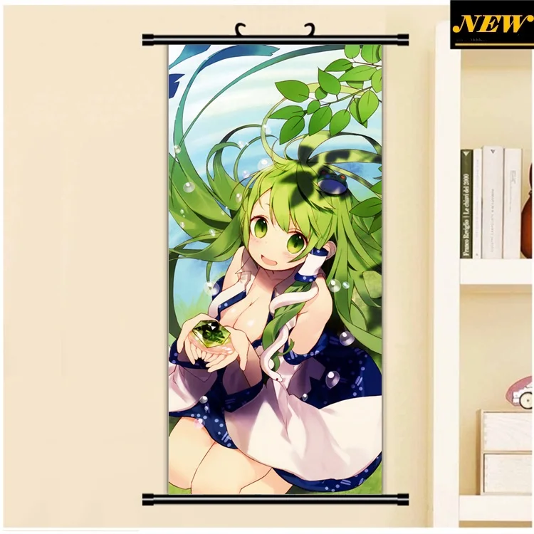 45X95 см Toho Eastern Touhou проект kochiya sanae верблюжья лапка лоли мультфильм аниме Настенная