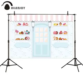 

Allenjoy photo background dessert candy shop sweet party photography backdrop photophone Ice Cream Summer decor studio shoot