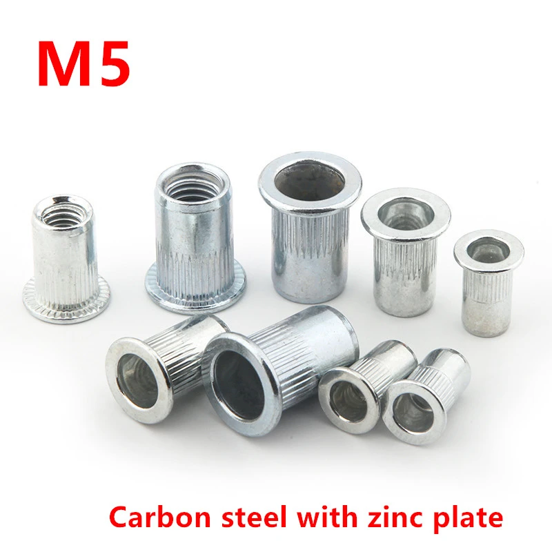 NUTW-01268 Carbon Steel Countersink Head Rivet Nut M5 M6 M8 Rivet Nut Size: M5 X 40pcs NUTW-01268 Carbon Steel Countersink Head Rivet Nut M5 M6 M8 Rivet Nut Size: M5 X 40pcs