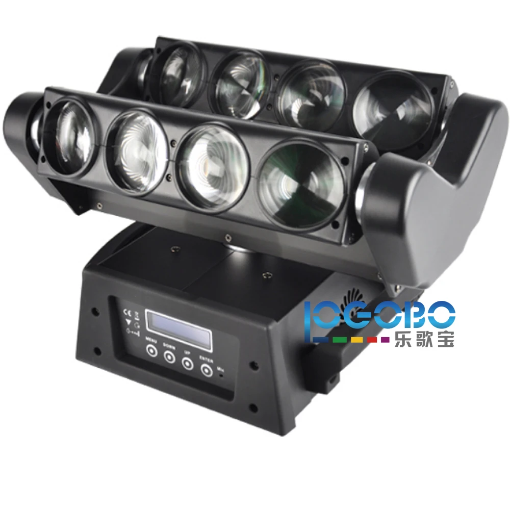 New RH-6818B 8X10w white 4in1 led moving head spider light-3