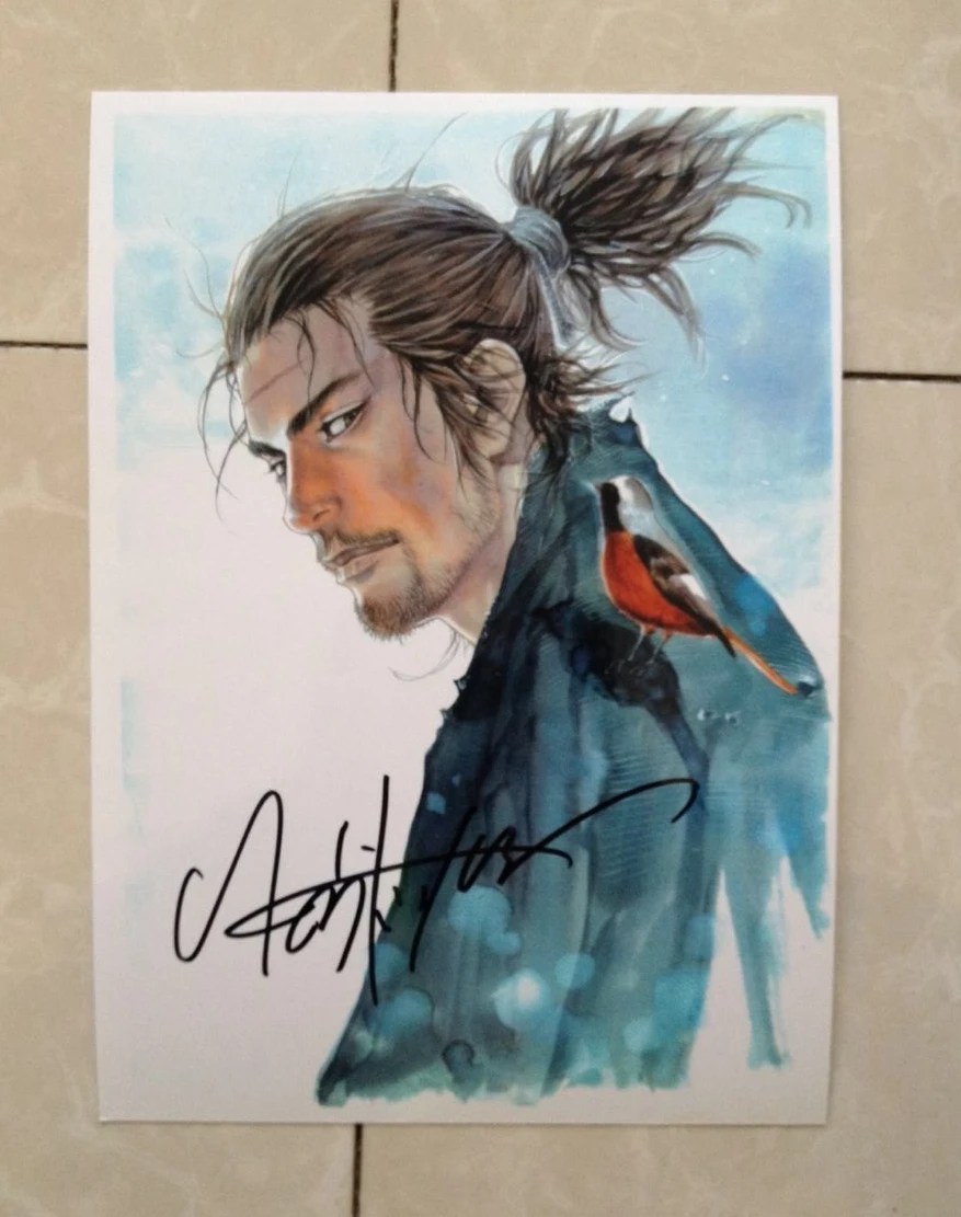 Signed Inoue Takehiko Slam Dunk Autographed Original Photo 7 Inches Collection 1018b Signed Inoue Takehiko Slam Dunk Autographed Original Photo 7 Inches Collection 1018b