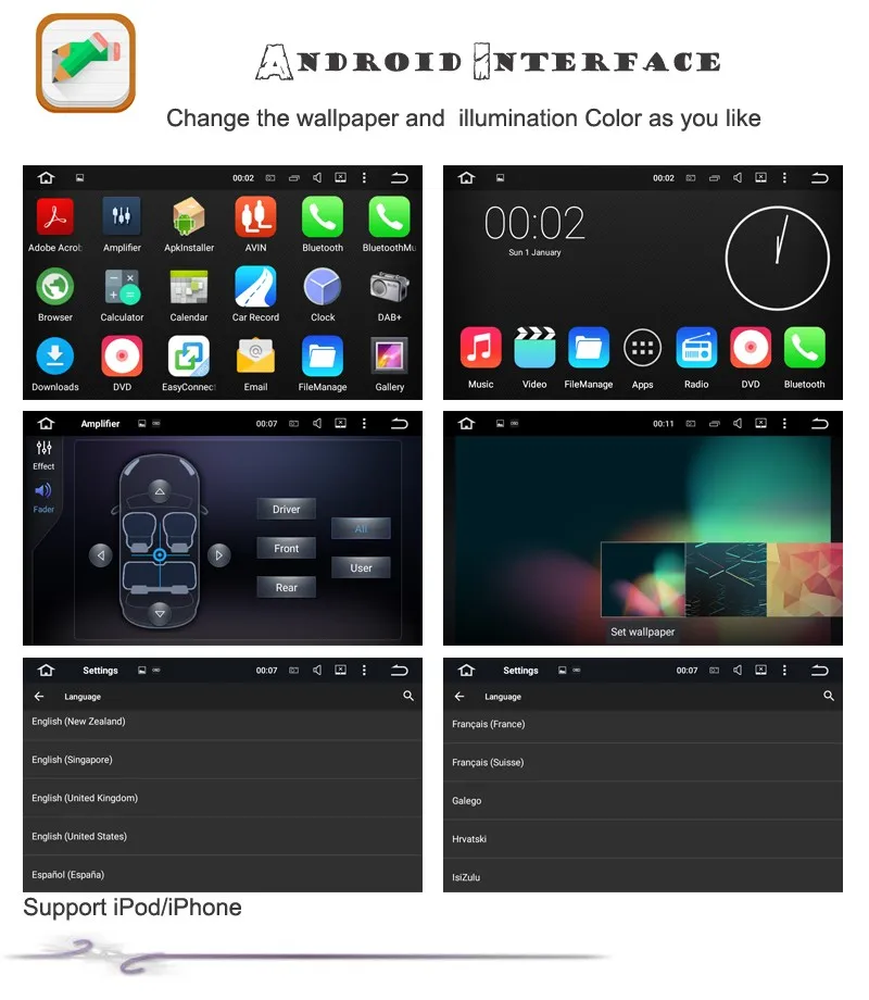 Sale Quad Core Android 8.1 2G RAM 7 inch Car DVD GPS For Buick Verano Opel Astra J Vauxhall Astra 2010-2013 Can Bus Radio DAB WiFi 4G 11